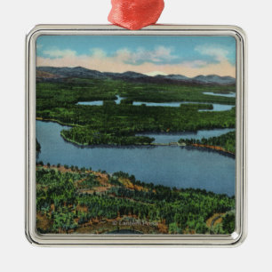 Ansicht der Kapellen-Teich-Straße nahe Keene Tal Ornament Aus Metall