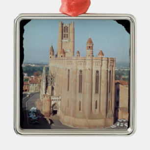 Ansicht der Kathedrale von Sainte-Cecile Silbernes Ornament