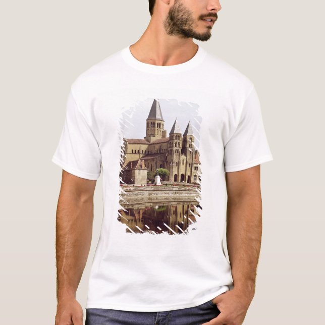 Ansicht der Kirche von Notre-Dame T-Shirt (Vorderseite)