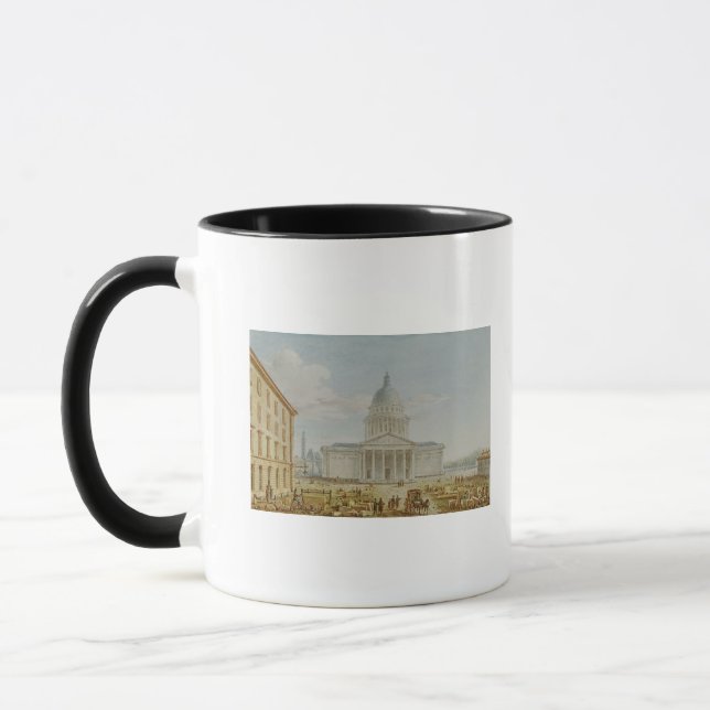 Ansicht der Kirche von St. Genevieve, Tasse (Links)