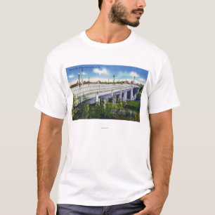 Ansicht der Königin-Stadt-Brücke T-Shirt