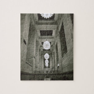 Ansicht der Lampen (b/w Foto) Puzzle