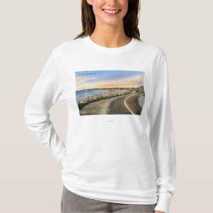 Ansicht der langen Sande an York-Strand T-Shirt