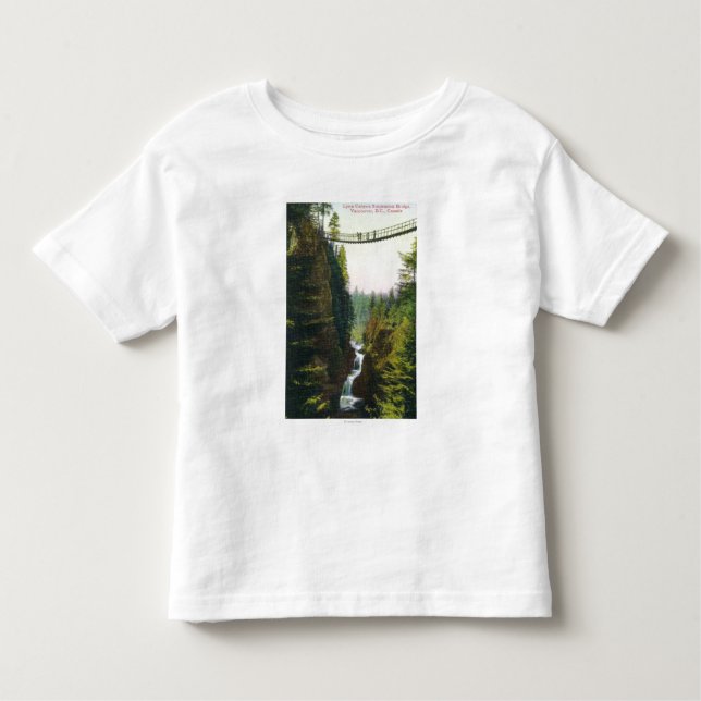 Ansicht der Lynn-Schlucht-Hängebrücke Kleinkind T-shirt (Vorderseite)