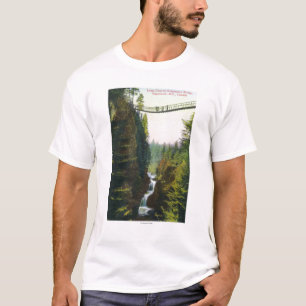 Ansicht der Lynn-Schlucht-Hängebrücke T-Shirt