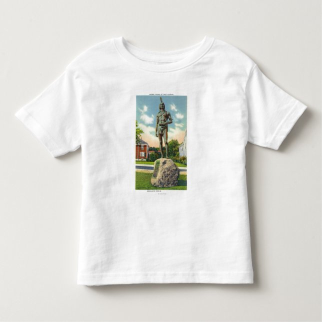 Ansicht der Massasoit Statue # 2 Kleinkind T-shirt (Vorderseite)