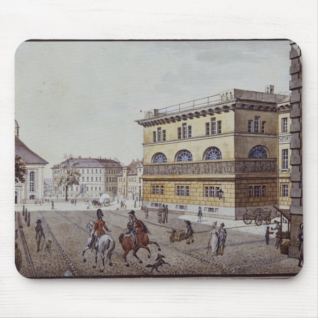 Ansicht der Minze, Berlin Mousepad (Vorne)