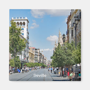 Ansicht der Mitte von Sevilla Magnet