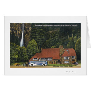 Ansicht der Multnomah Falls Lodge