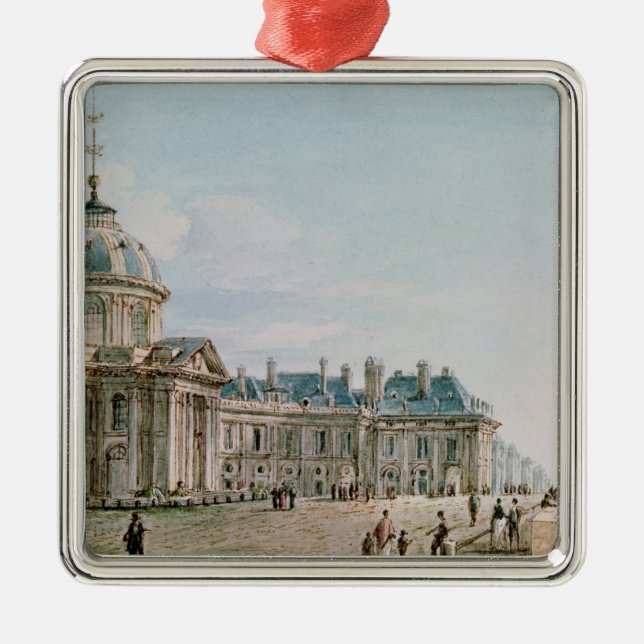 Ansicht der Nationen Uni-DES Quatre, Paris Silbernes Ornament (Vorne)