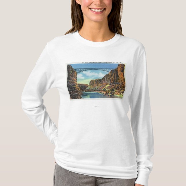 Ansicht der Navajo-Brücke an der Fähre des Lees T-Shirt (Vorderseite)