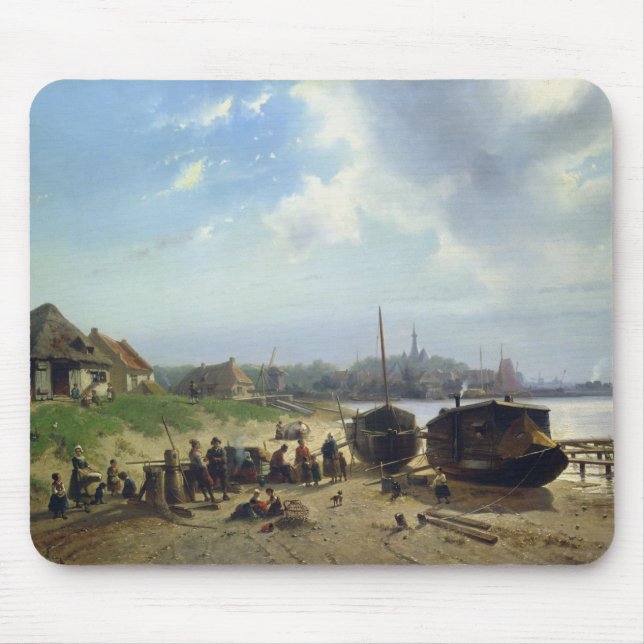 Ansicht der niederländischen Küste Mousepad (Vorne)