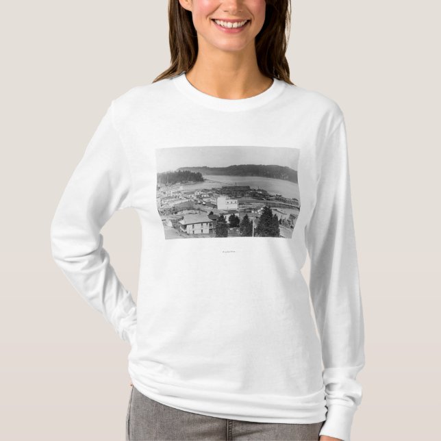 Ansicht der Nordbiegung, Oregon-Fotografie T-Shirt (Vorderseite)