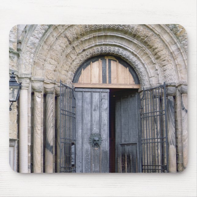 Ansicht der Nordtür von Durham-Kathedrale Mousepad (Vorne)