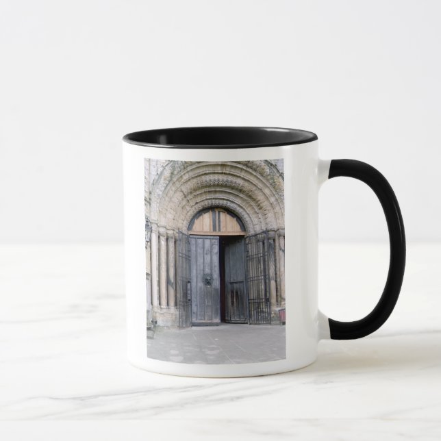 Ansicht der Nordtür von Durham-Kathedrale Tasse (Rechts)