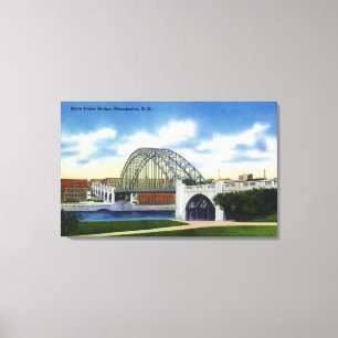 Ansicht der Notre Dame-Brücke Leinwanddruck