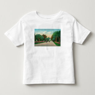 Ansicht der Palmen-Allee auf Sutro Höhen Kleinkind T-shirt