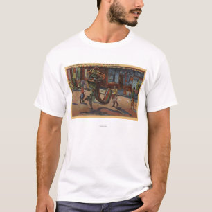 Ansicht der Parade in Chinatown T-Shirt