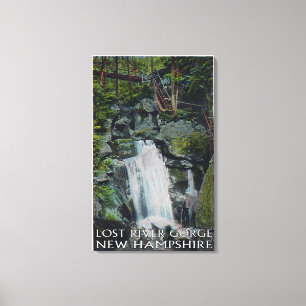 Ansicht der Paradies-Fälle Leinwanddruck