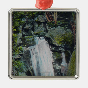 Ansicht der Paradies-Fälle Silbernes Ornament