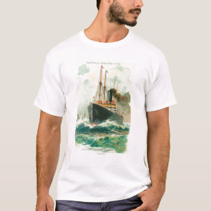 Ansicht der Patricia in Meer, Hamburg-Amerika T-Shirt