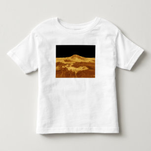 Ansicht der Perspektiven-3D von Maat Mons auf Kleinkind T-shirt