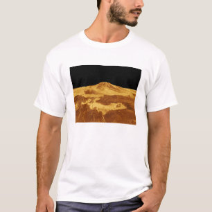 Ansicht der Perspektiven-3D von Maat Mons auf T-Shirt