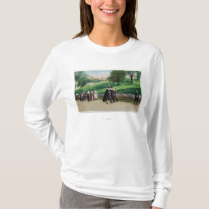 Ansicht der Pilger-Prozession T-Shirt