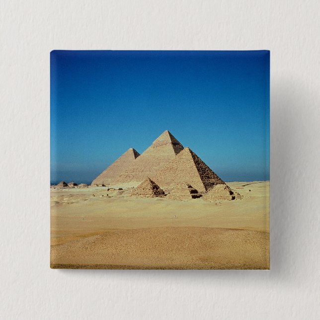 Ansicht der Pyramiden Button (Vorderseite)
