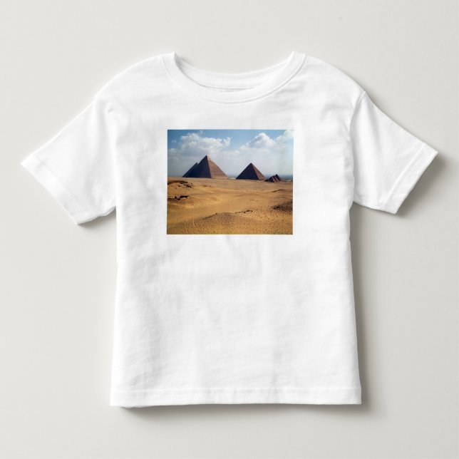 Ansicht der Pyramiden von Cheops Kleinkind T-shirt (Vorderseite)