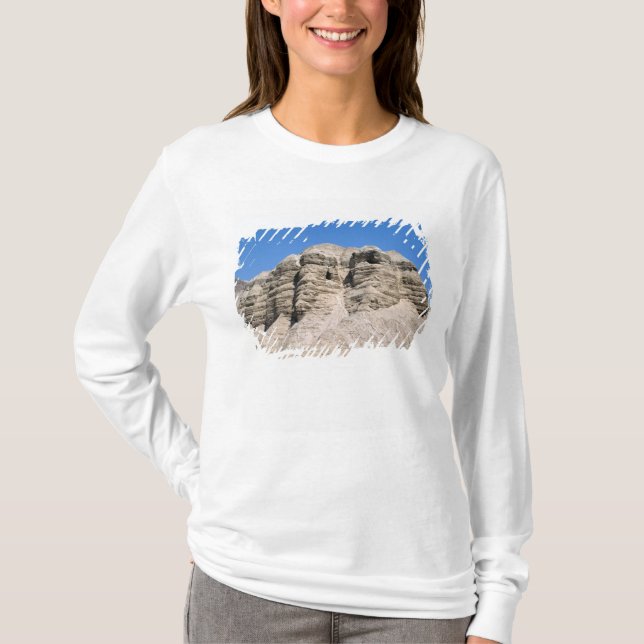 Ansicht der Qumran Höhlen T-Shirt (Vorderseite)