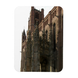 Ansicht der rechten Seite mit dem canopied Portal Magnet