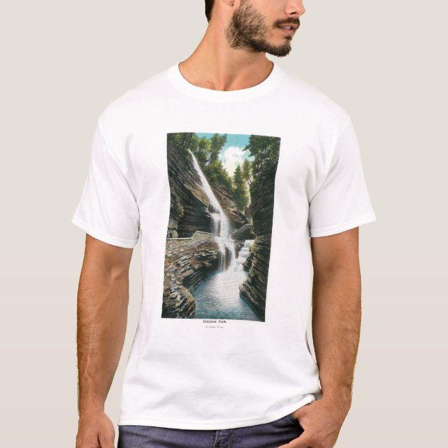 Ansicht der Regenbogen-Fälle T-Shirt (Vorderseite)