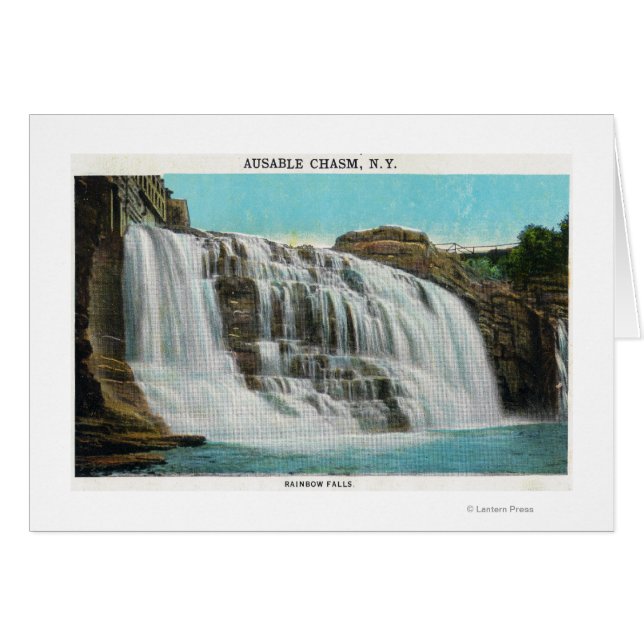 Ansicht der Regenbogenfälle (Vorderseite (Horizontal))