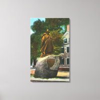 Ansicht der Roger Conant Statue