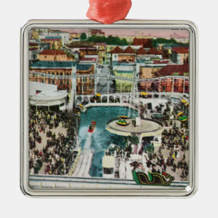 Ansicht der Rutschen von oben genannten # 2 Ornament Aus Metall