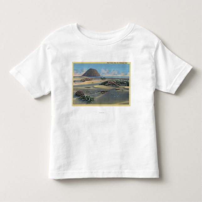 Ansicht der Sanddünen neben der Küste Kleinkind T-shirt (Vorderseite)