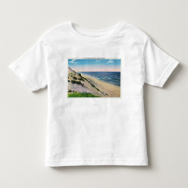 Ansicht der Sanddünen und des Strandes Kleinkind T-shirt (Vorderseite)