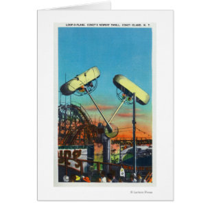 Ansicht der Schleife-O-Flugzeug Fahrt # 1