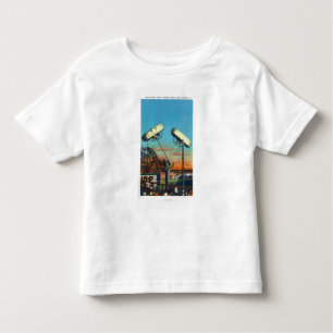 Ansicht der Schleife-O-Flugzeug Fahrt # 1 Kleinkind T-shirt
