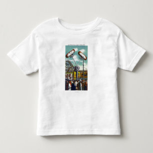 Ansicht der Schleife-O-Flugzeug Fahrt # 2 Kleinkind T-shirt