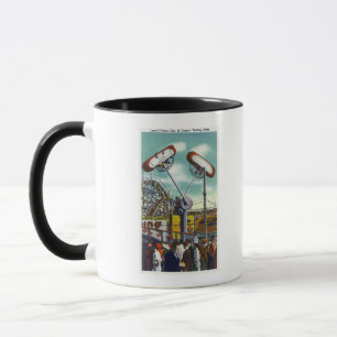 Ansicht der Schleife-O-Flugzeug Fahrt # 2 Tasse