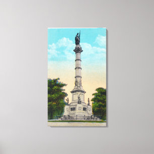 Ansicht der Soldaten und der Seeleute Leinwanddruck