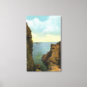 Ansicht der Spalte an Perkins-Bucht Leinwanddruck