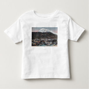 Ansicht der Stadt und des Bergs DeweySkagway, AK Kleinkind T-shirt