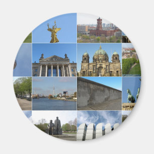 Ansicht der Stadt von Berlin in Deutschland Magnet