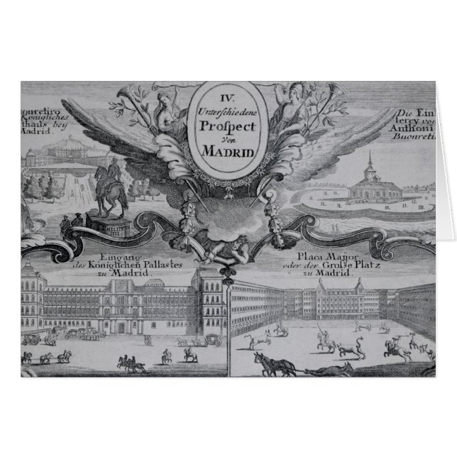 Ansicht der Stadt von Madrid (Vorderseite (Horizontal))