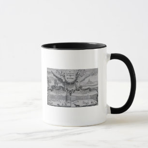 Ansicht der Stadt von Madrid Tasse