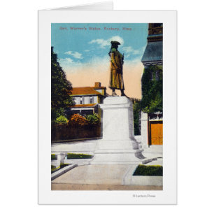 Ansicht der Statue von General Warren