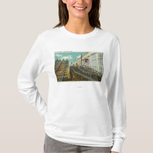 Ansicht der Steeplechase-Achterbahn T-Shirt